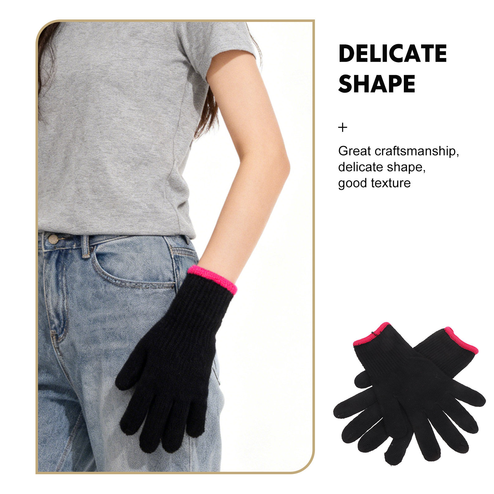 6個入り、耐熱性ヘアスタイリンググローブ。伸縮性があり、繰り - Heat Resistant Glove のレビューと価格