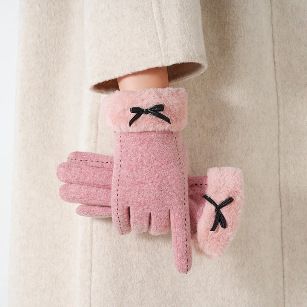 ウール風の裏起毛手袋。厚手のデザインで、女性用サイズ。タッチ - Wool Glove Lined のレビューと価格